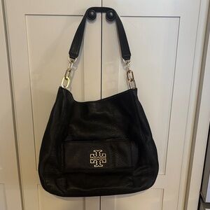 Tory Burch Black Leather Shoulder Bag